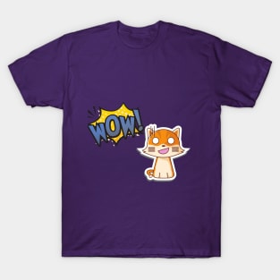 Cat Wow t-shirt T-Shirt